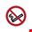 Brady verbodsticker P002 rond10 roken verboden pictogram
