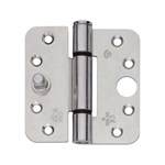 BSW glijlagerscharnier - 818 Allround - SKG*** - afgerond - 89x127x3 mm - RVS