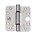 BSW glijlagerscharnier - 818 Allround - SKG*** - afgerond - 89x127x3 mm - RVS