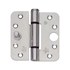 BSW glijlagerscharnier - 818 Allround - SKG*** - afgerond - 89x127x3 mm - RVS