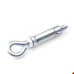 Hoenderdaal keilbout met ooghaak [100x] - M6x40x55mm