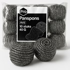 Pannenspons RVS 40 gr - 10 stuks