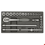 GEDORE module dopsleutelset - 1500 ES-30 - 24-delig