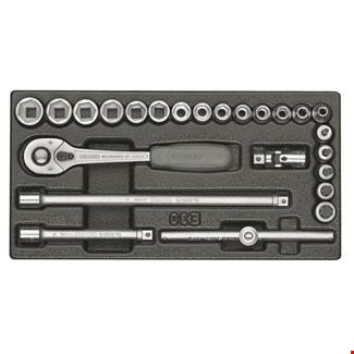 GEDORE module dopsleutelset - 1500 ES-30 - 24-delig