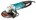 Makita haakse slijper 230V - GA9071X1 - ∅230mm - met vastzetschakelaar en D-handgreep - in doos