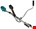 Makita accu trimmer U-greep - DUR191UZX9 - 18V - excl. accu en lader - in doos
