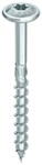 HECO TOPIX-plus tellerkopschroeven - verzinkt - 8x300/100 mm - T40 - deeldraad - 50 st