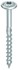 HECO TOPIX-plus tellerkopschroeven - verzinkt - 8x300/100 mm - T40 - deeldraad - 50 st