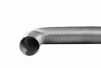 Nedco flexibele afvoerslang - stug aluminium - Ø 152 mm inwendig  - 3 m