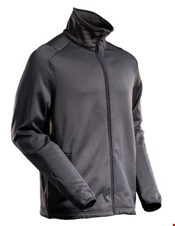 MASCOT Customized Fleecetrui rits - 22585-608 - zwart - maat 4XL
