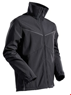 MASCOT Customized Softshell jas - 22302-649 - zwart - maat L