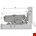 Hettich Kamat HETT-9239784 koelkast scharnier