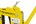 Orit gevelsteenknipper - Quattro-Quattro - 4 formaten - B75 mm - H90-120 mm - geel