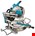 Makita radiaal accu afkortzaag - LS004GZ01 - 40V Max - 260mm - excl. accu en lader - met AWS zender - in doos
