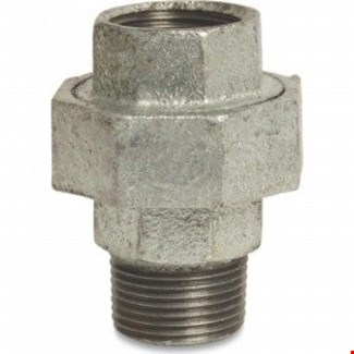 3-delige koppeling - Fig.341 - Staal verzinkt - buiten/binnen - 3/4"