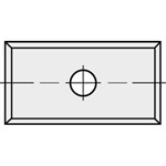 JSO-TR keermessen [10x] HW - 20x12x1.5mm 4-zijdig geslepen - 72020-6-02000