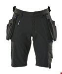 Mascot Advanced short - 17149-311 - afritsbare spijkerzakken - zwart - maat C66