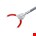 FLORA papierpakker/afvalknijper - aluminium - 105 cm  - grijpopening 10,5 cm