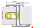 Alprokon Prefab deurnaald uitvoering 19-1/40 - 2450mm v/Nemef 600 No.1/DIN-Rs