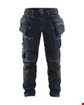 Blåkläder X1900 werkbroek denim stretch blauw/zwart maat 52