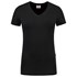 Tricorp dames T-shirt V-hals 190 grams - Casual - 101008 - zwart - maat XS