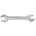 GEDORE dubbele steeksleutel - 6 - verchroomd - 17 x 22 mm - 236 mm