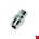 Legris - inschroefkoppeling - recht - 8 mm x 1/4" - BSPT -  3805 08 13 - RVS 316L