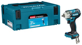 Makita slagmoersleutel - DTW302ZJ - 18 V - excl. accu en lader - in Mbox