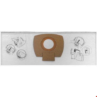Makita stofzak fleece - P-72899 - 5 st