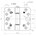 BSW glijlagerscharnier - 818 Allround - SKG*** - afgerond - 89x102x3 mm - gegalvaniseerd