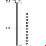 Dutack brads - SKN16 - 1,6 x 40 mm - 2500 st