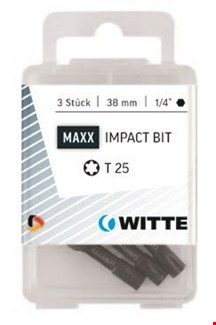 Witte torx bit MAXX Impact [3x] - 1/4'' - T 40 - 38mm  