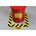 Brady vloermarkeringstape  tape -76,2 mm x 30,5 m - zwart/geel - polyester