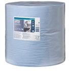 Tork Heavy Duty poetspapier - 2 laags - rol 340m - blauw - 130070