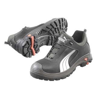 Puma werkschoenen - 64072 - S3 kruipneus laag - zwart - maat 44 