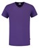 Tricorp T-shirt V-hals fitted - Casual - 101005 - paars - maat XXL