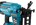 Makita accu brad tacker - DBN600ZJ - 18V - excl. accu en lader - in Mbox