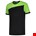 Tricorp 102006 T-shirt bicolor Naden - zwart/lime - maat S