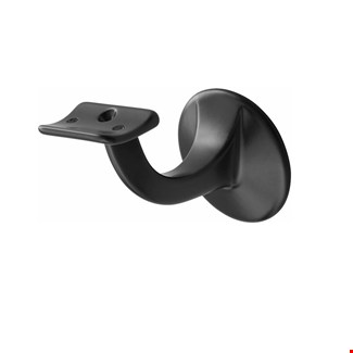Hermeta 3501-70 leuninghouder holzadel tapgat zwart