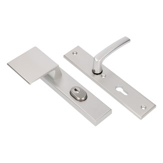 AMI veiligheidsbeslag greep/kruk(L) - SKG*** met kerntrek - PC 55 - deurdikte 38/42mm - F1  - 891425