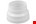 Verloopstuk - tbv PVC afzuigslang - 100/125 mm - wit