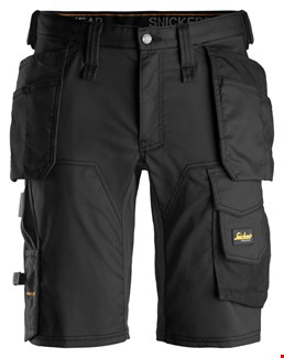 Snickers Workwear 6141 Korte broek met holsterzakken zwart - maat 64