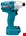 Makita instelbare slagschroevendraaier - DTDA140Z - 14,4 V - 140 Nm - excl. accu en lader - in doos