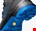 EMMA werkschoenen - CrossForce X High - zwart/blauw - maat 42 XD