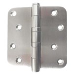 AXA kogellagerscharnier - 89x89x2,5mm - afgerond - RVS geborsteld
