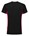 Tricorp T-Shirt Bicolor - 102004 - zwart/rood - maat L