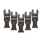 DeWALT DT20727-QZ Titanium invalzaagblad (5x) metaal 43x31mm