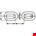 DX kunststofketting rood-wit - 25 meter - 1500-06