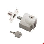 AXA veiligheidsoplegslot 3012 - SKG* - buitendraaiend - wit - 3012-20-98/G