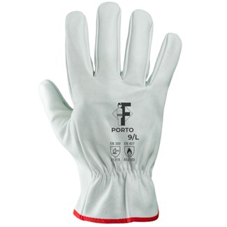 Opsial lederen werkhandschoenen - First Porto 
